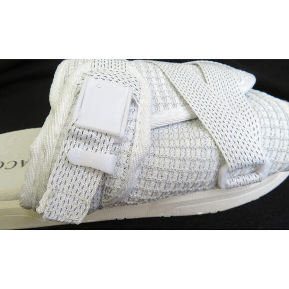 New DRACO Snow White Reflective Men\'s Sandal Slip On Slides Men Sz 9 -10 main image 4